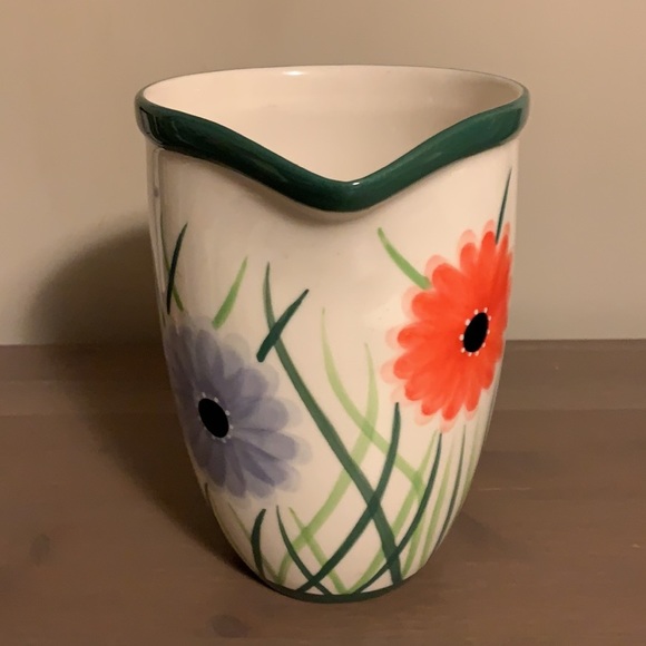 Starbucks “Barista” Large Cream and Multicoloured Floral Ceramic Pitcher - Picture 3 of 6